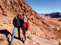 Ascending Jabal Umm ad Dami |  Sue Badyari