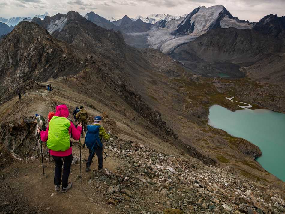 Hiking up towards the Ala Kol Pass | Lachlan Gardiner