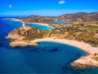 Torre di Chia from above