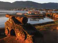 17th Century canons along Paraty Harbour |  Scott Pinnegar